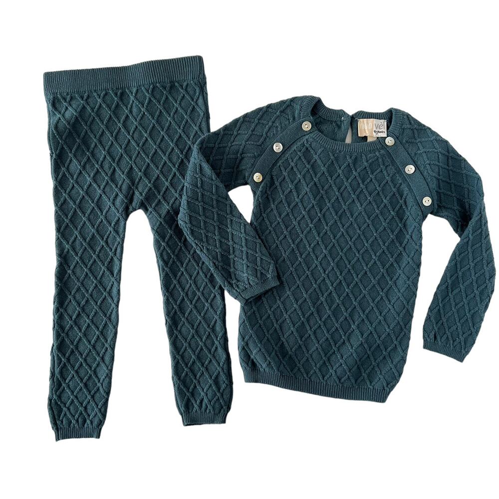 Noovel By Maniere Diamond Knit Set (18m)